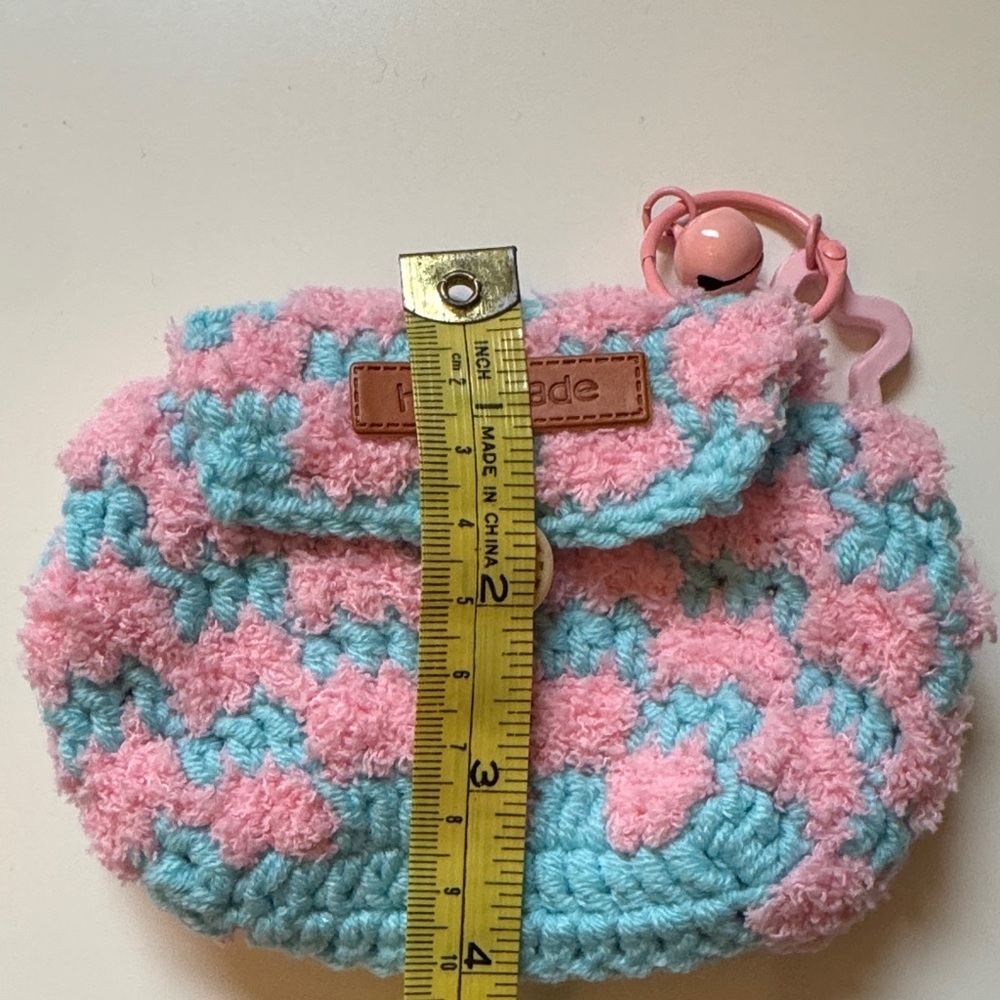 Handmade Crocheted Wallet Pouch - Picture 5 of 6